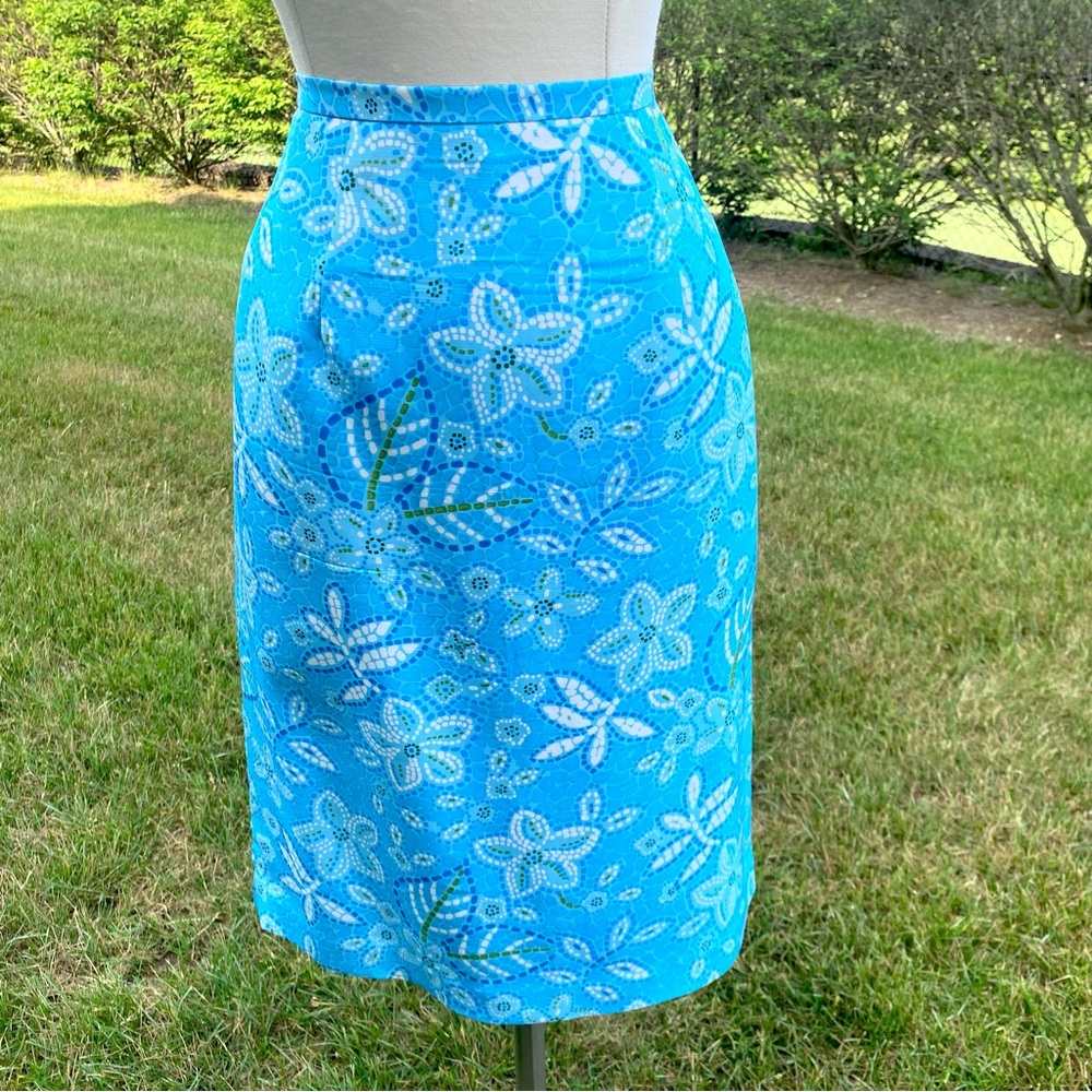SANDRA KING SILK FULLY LINED SKIRT